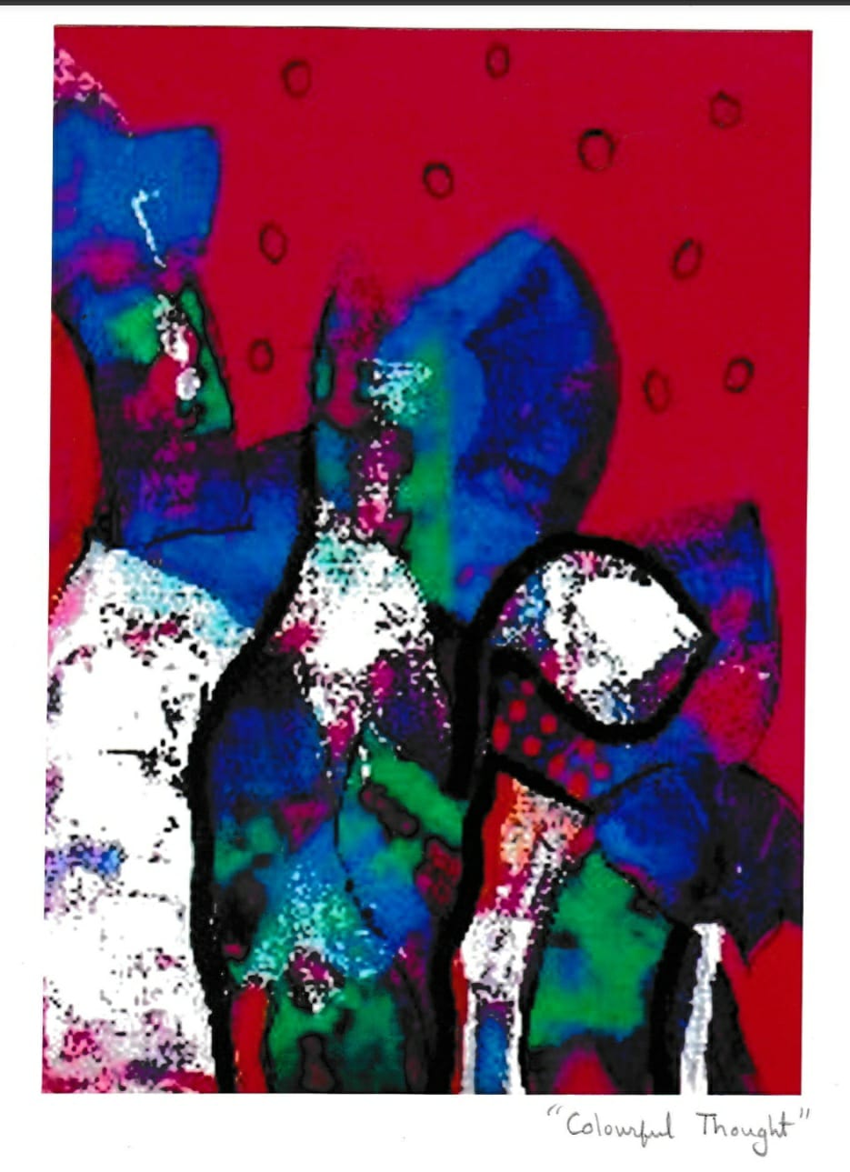 Colourful Thought painting